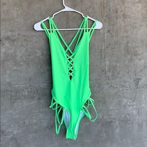 NWT Cheeky One Piece Monokini Swimsuit